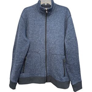 Sonoma Goods for Life Blue Fleece Zip Jacket Men’s XL